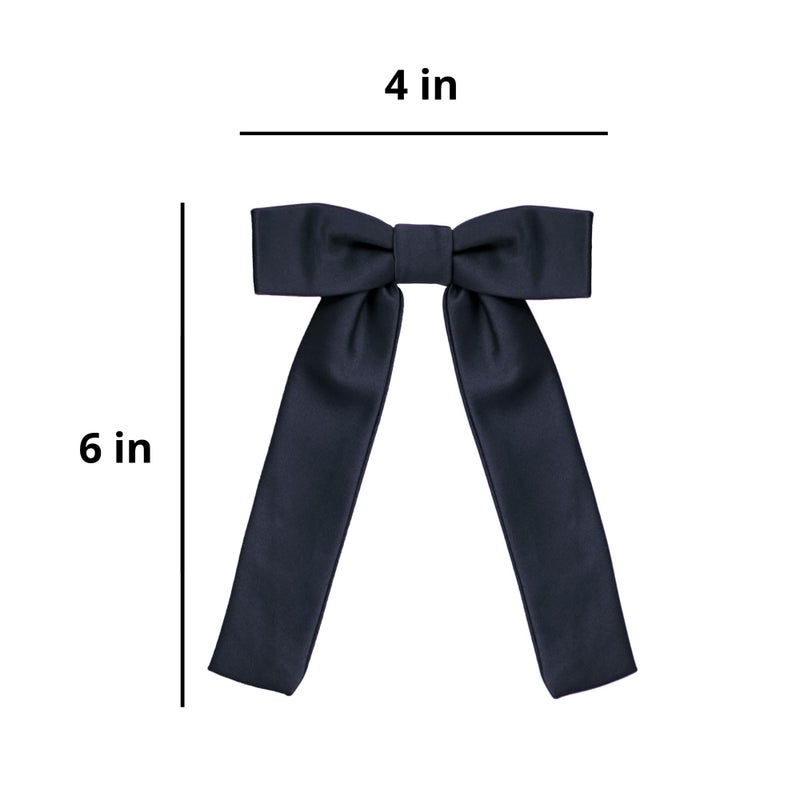 tiemart Kentucky Colonel Tie (Dark Navy Blue) - Image 4